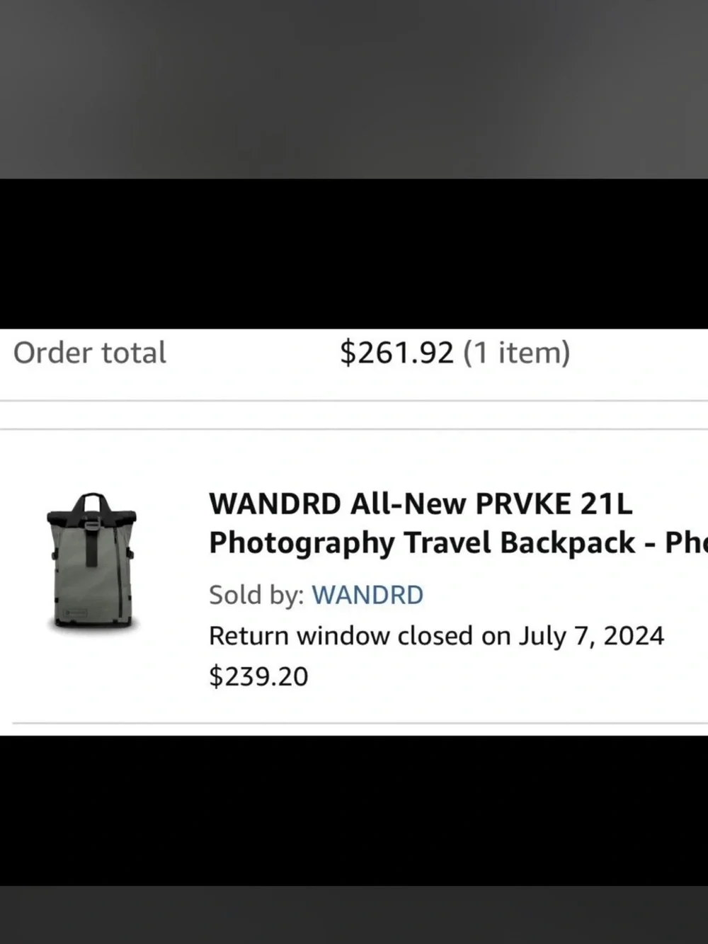 WANDRD Roll-Top Camera Backpack in Sage Green with Black Accents